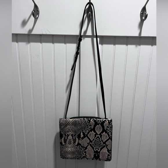 BCBGMAXAZRIA Snake Skin Pattern Leather Purse - Picture 3 of 6